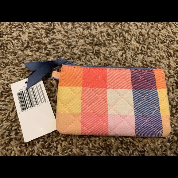 Vera Bradley Tropics Plaid ID Wallet - Picture 2 of 2